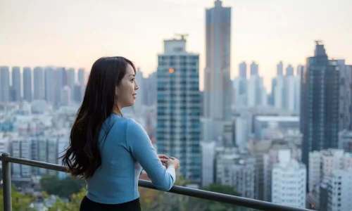 woman-look-at-the-city-view-on-mountain-2023-12-19-17-20-42-utc